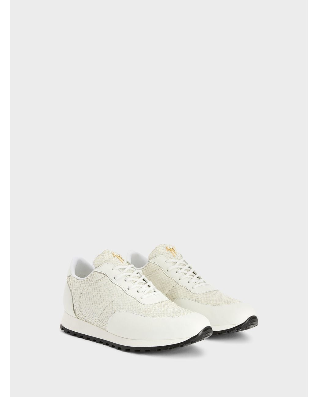 Giuseppe Zanotti White Jimi Running Sneakers for men