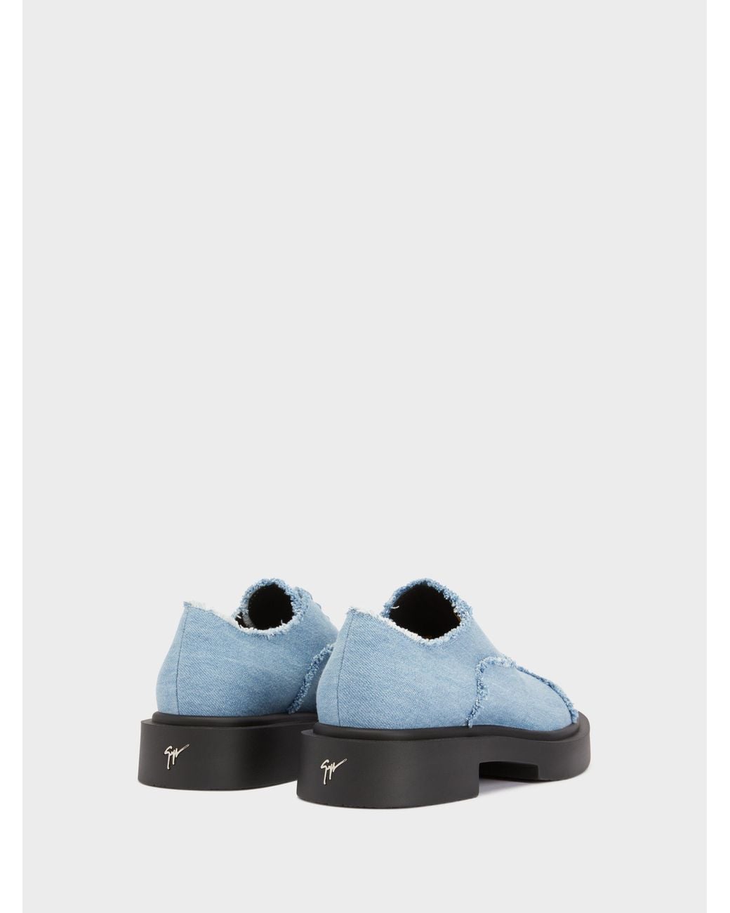 Giuseppe Zanotti Blue Adric Lace Up for men