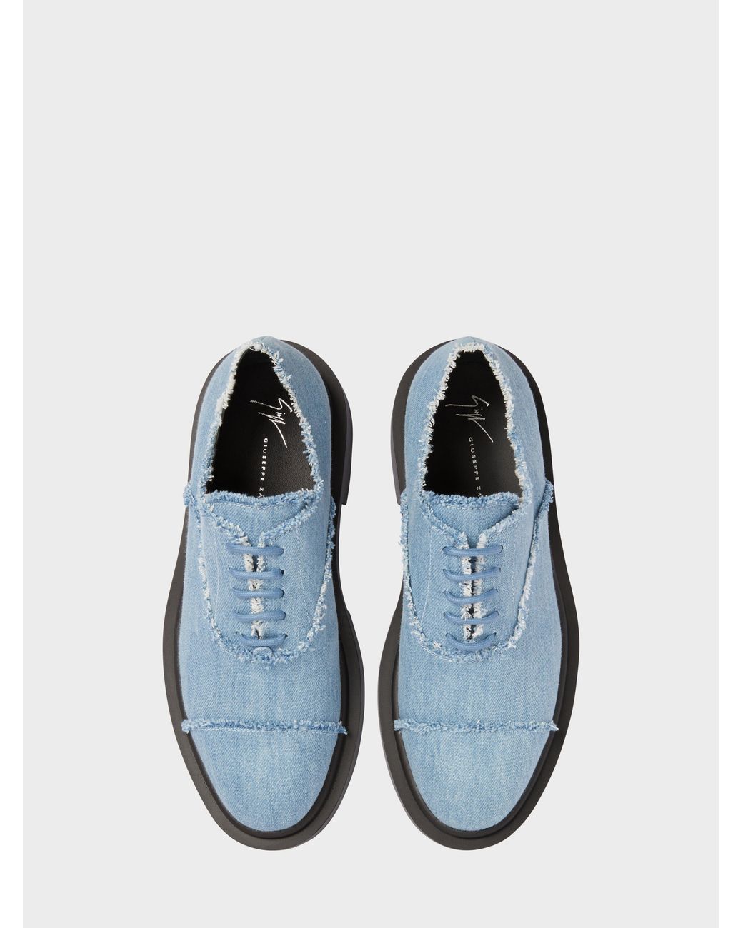 Giuseppe Zanotti Blue Adric Lace Up for men