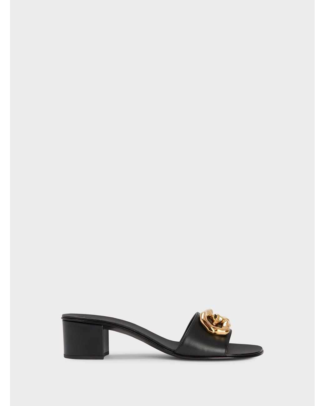 Giuseppe Zanotti Black Lyra Zali' Mule 40