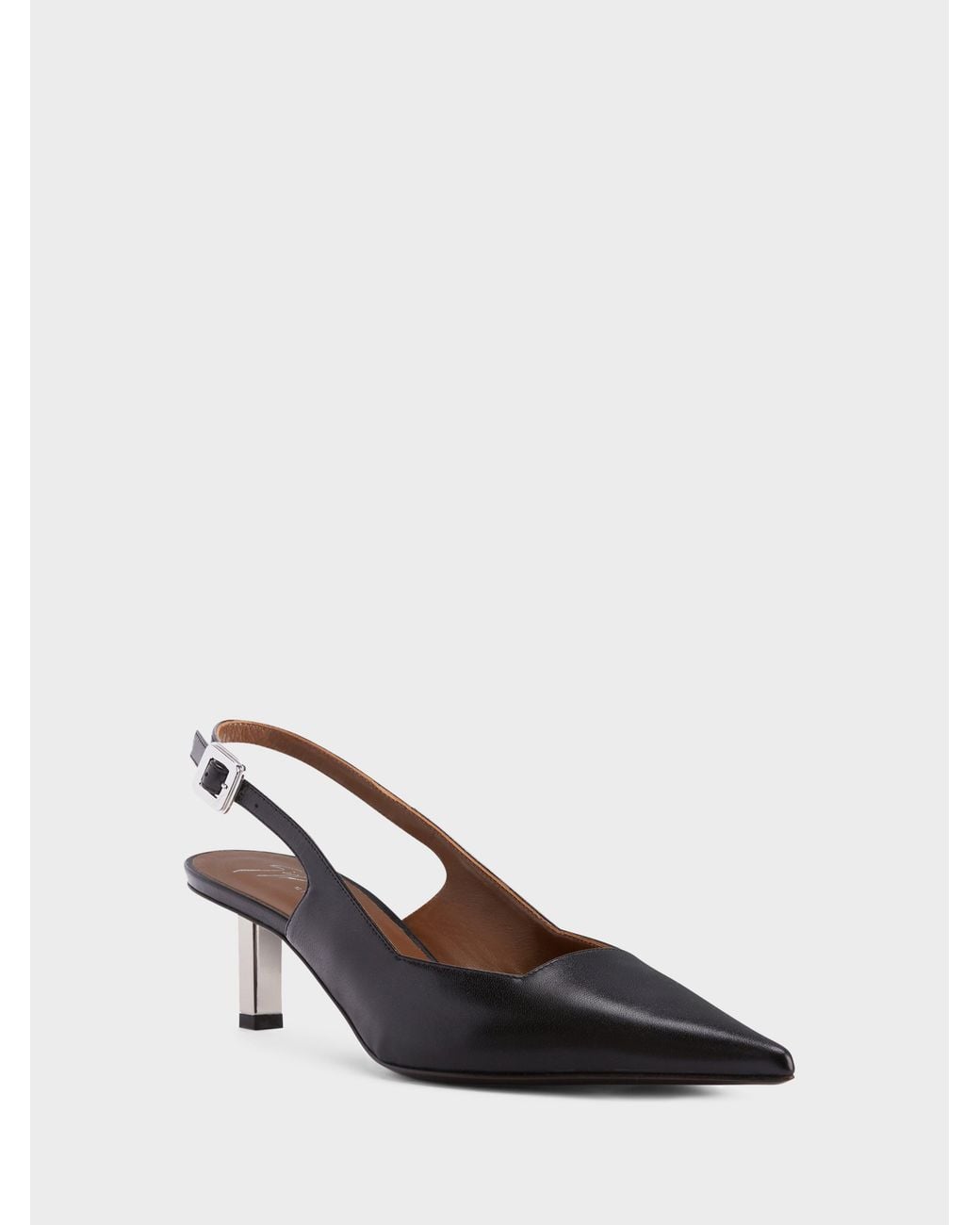 Giuseppe Zanotti White Jadie Slingback 50