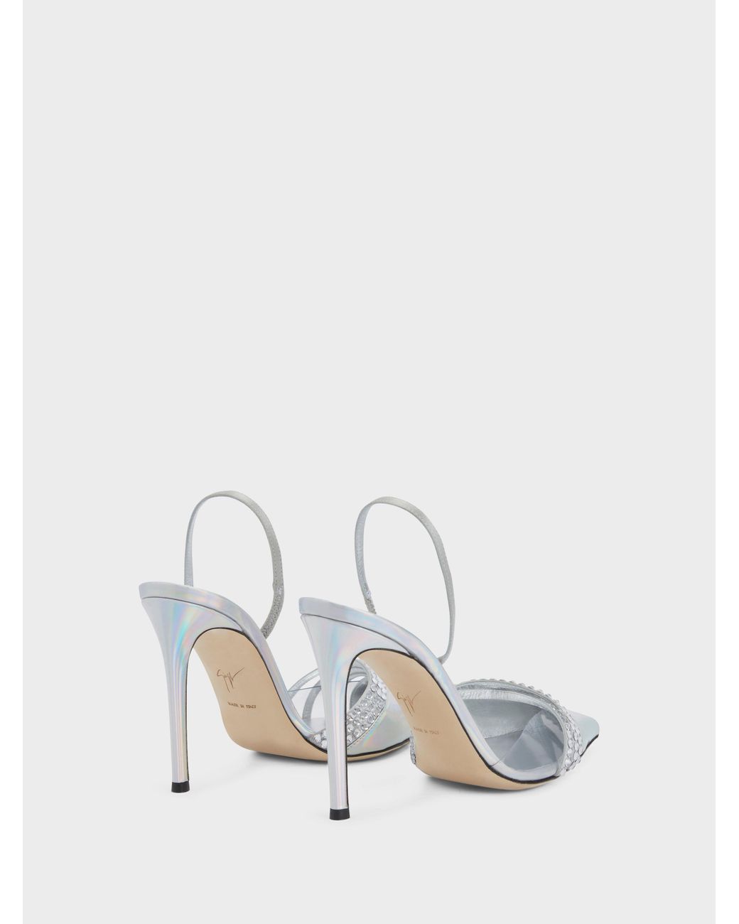 Giuseppe Zanotti White Claralie Slingback 105