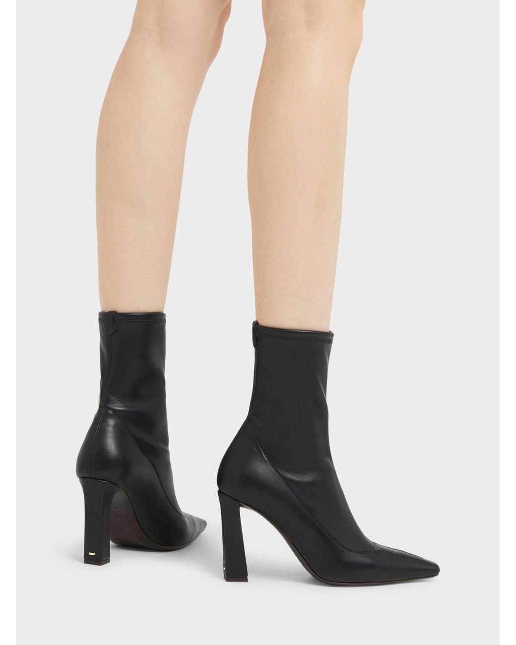 Giuseppe Zanotti White Janiee Stretch Bootie 90