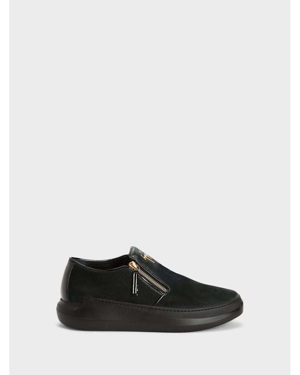 Giuseppe Zanotti White Conley Zip Loafer for men