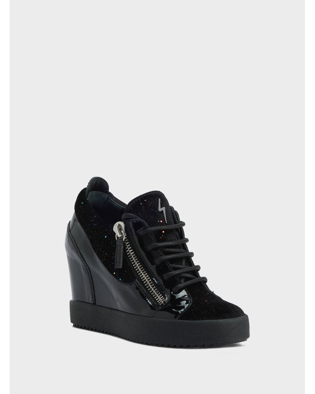 Giuseppe Zanotti Black Addy Wedge