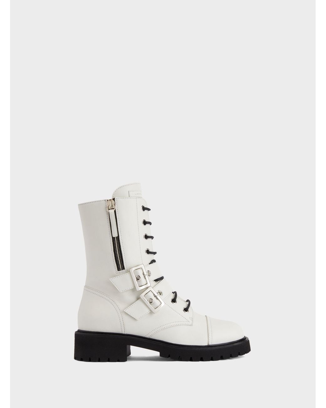 Giuseppe Zanotti White Urban Biker