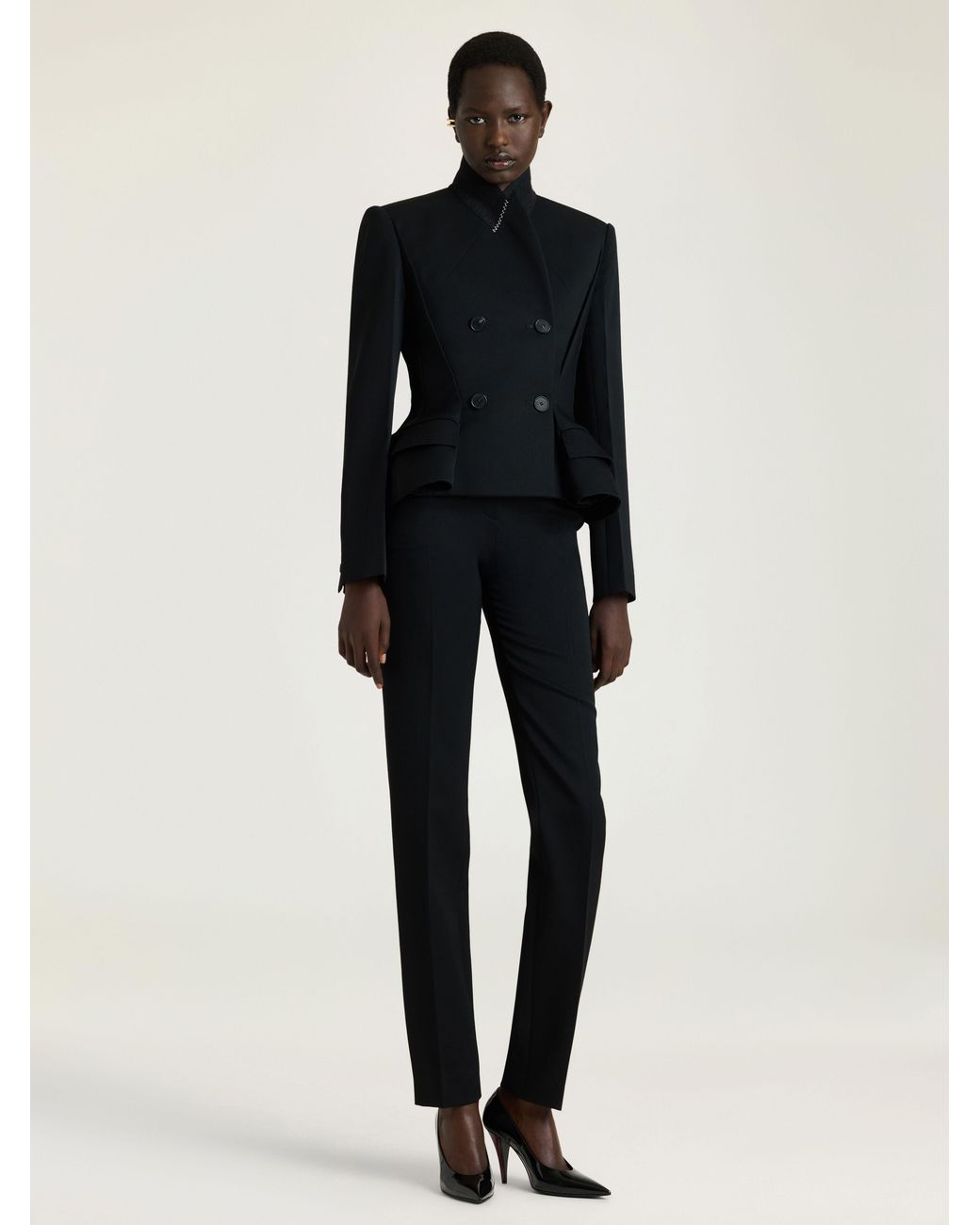 Givenchy Black Pinch Double-Breasted Jacket