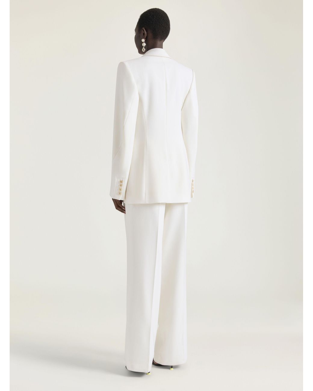 Givenchy Natural Double-Breasted Cocoon Jacket