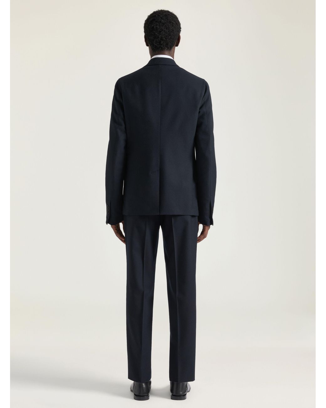 Givenchy Black Deconstructed Single Breasted Jacket for men