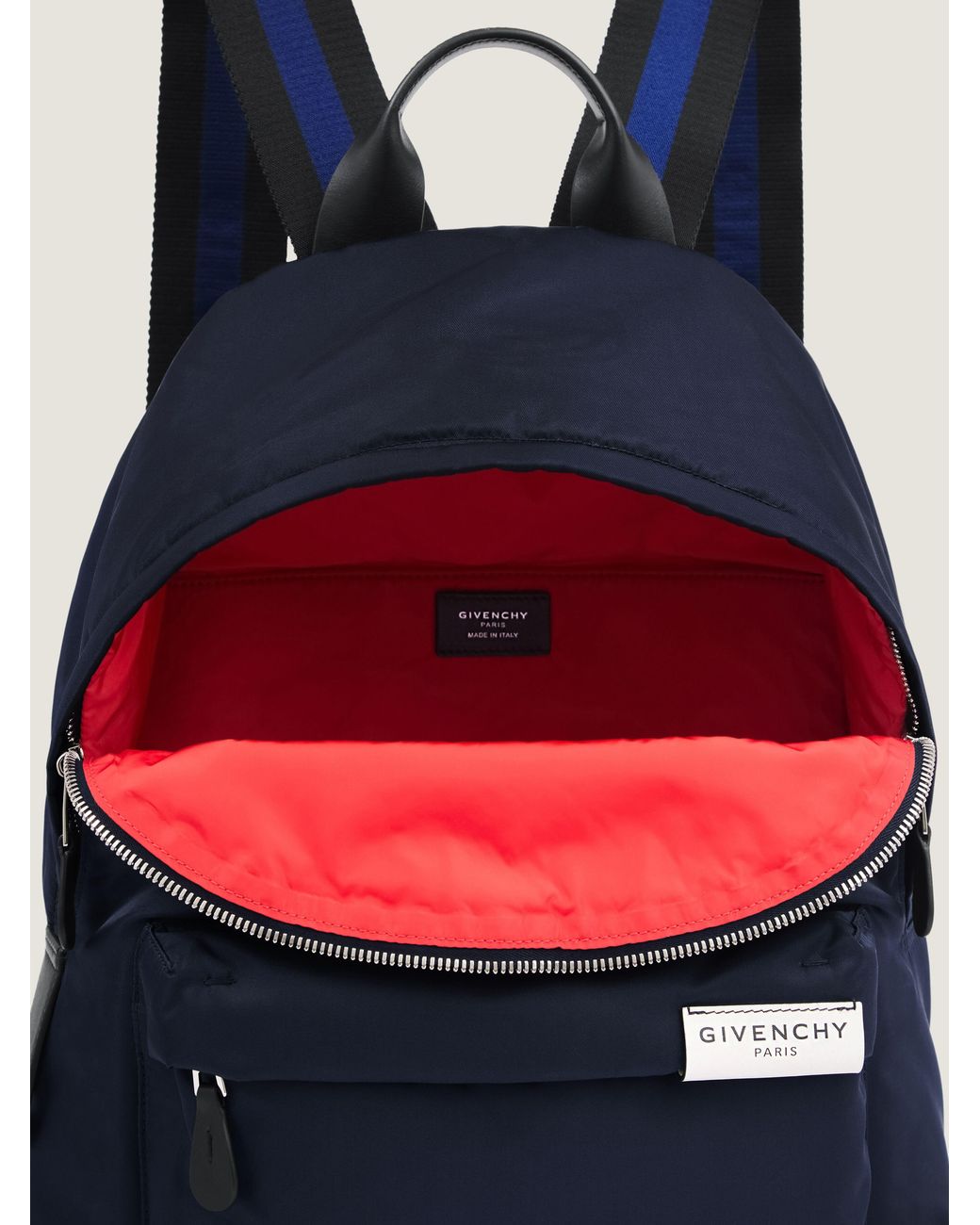 Givenchy Blue Cargo Backpack for men