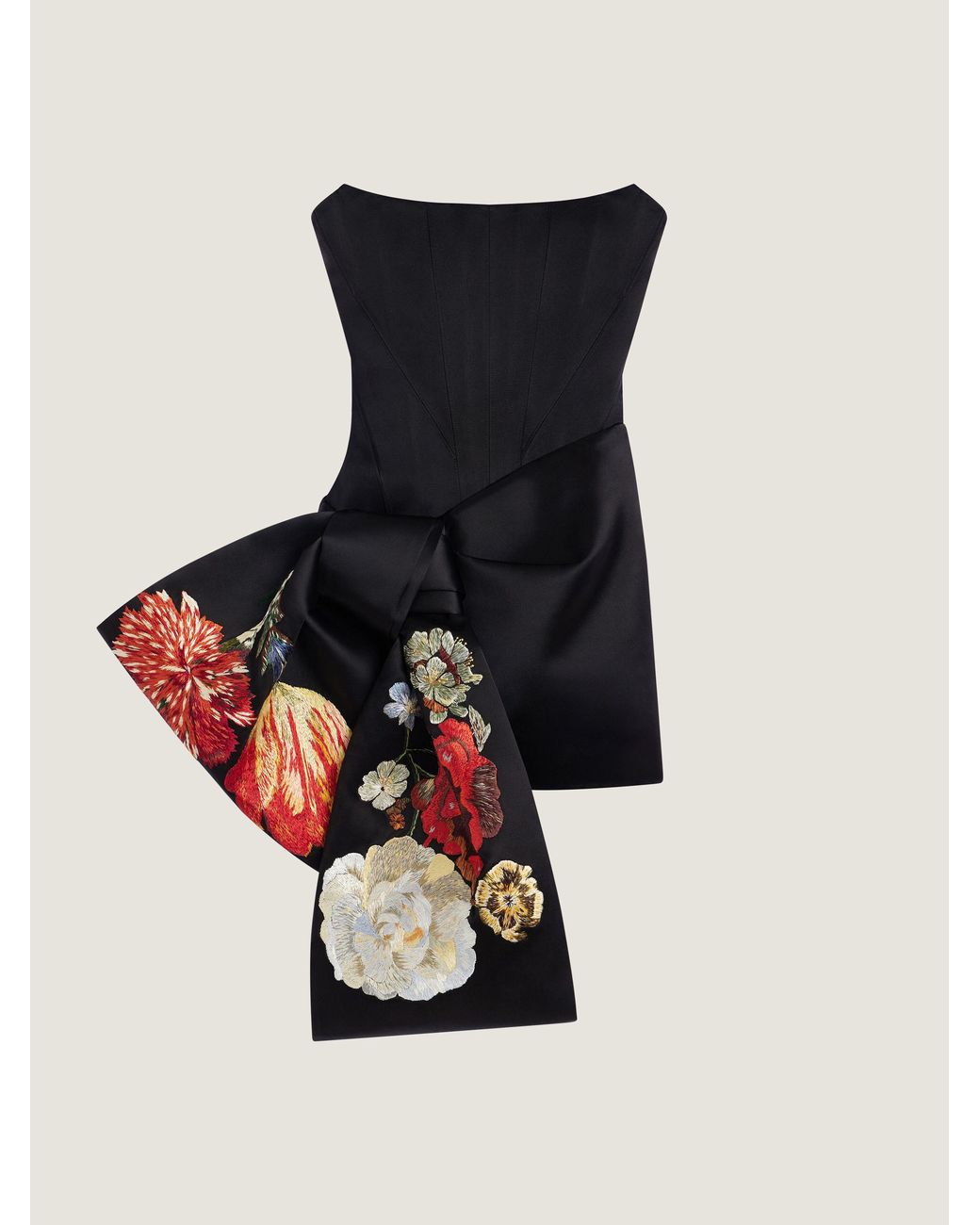 Givenchy Black Mini Bustier Dress