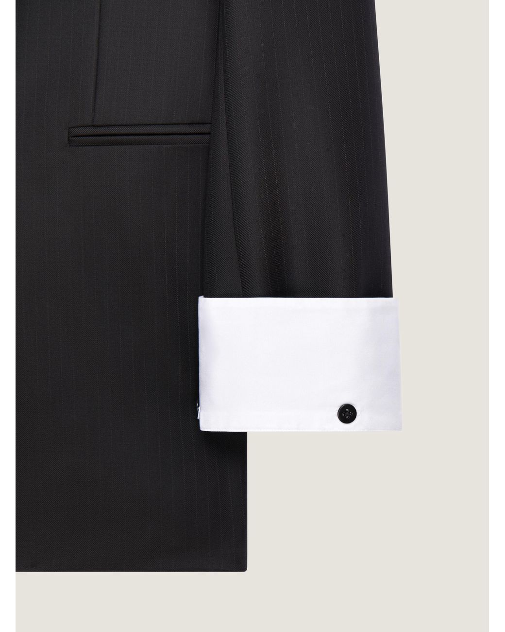 Givenchy Blue Double-Breasted Striped Jacket