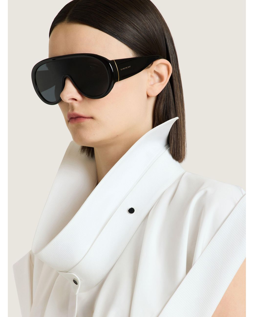 Givenchy White Mini Shirt Dress