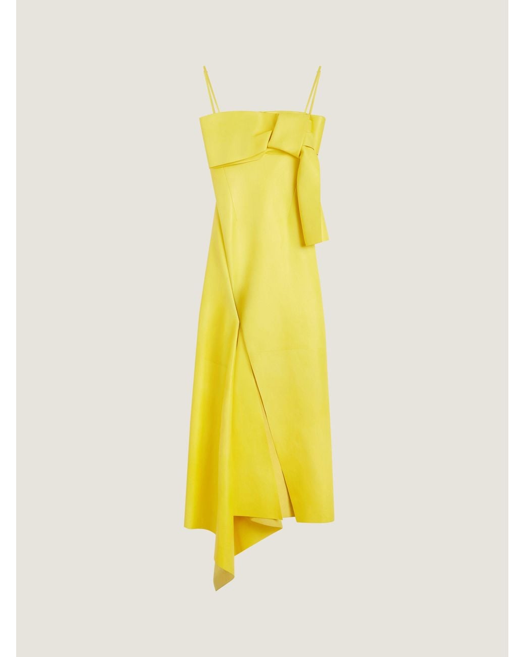 Givenchy Yellow Slashed Dress