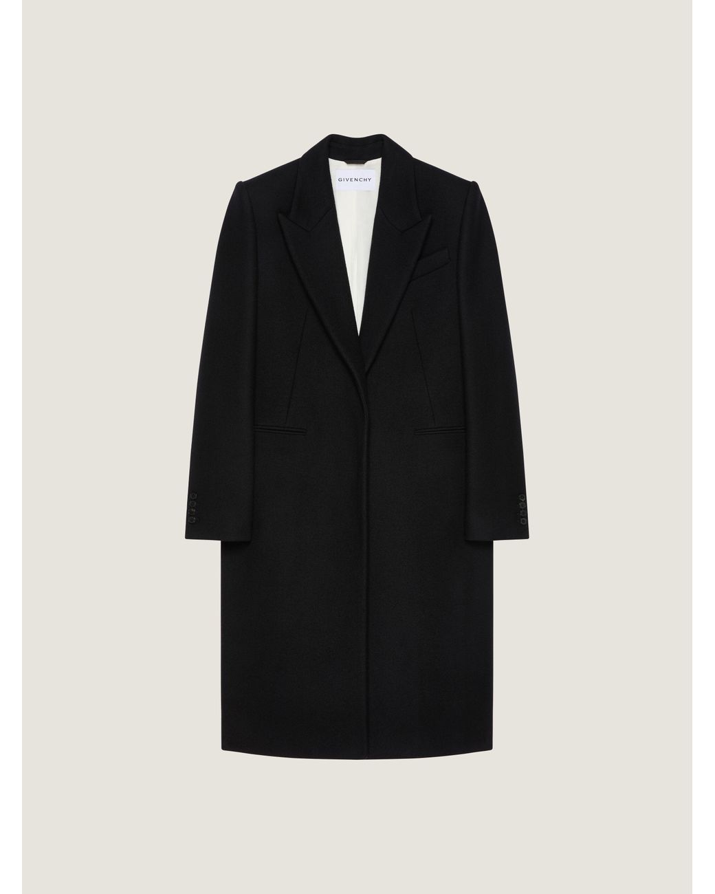 Givenchy Black Formal Coat