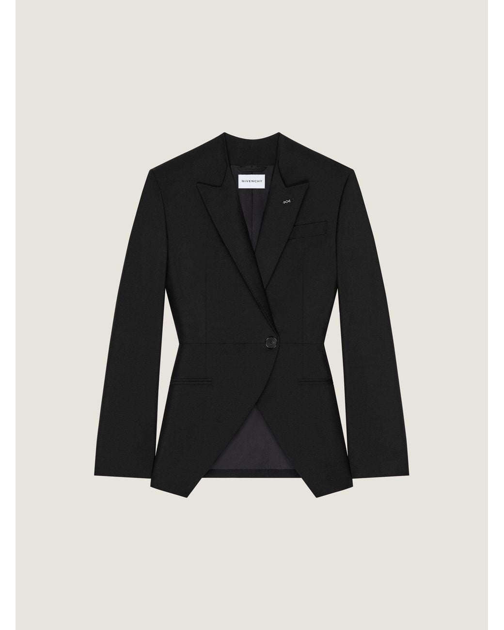 Givenchy Black Slashed Double-Breasted Jacket