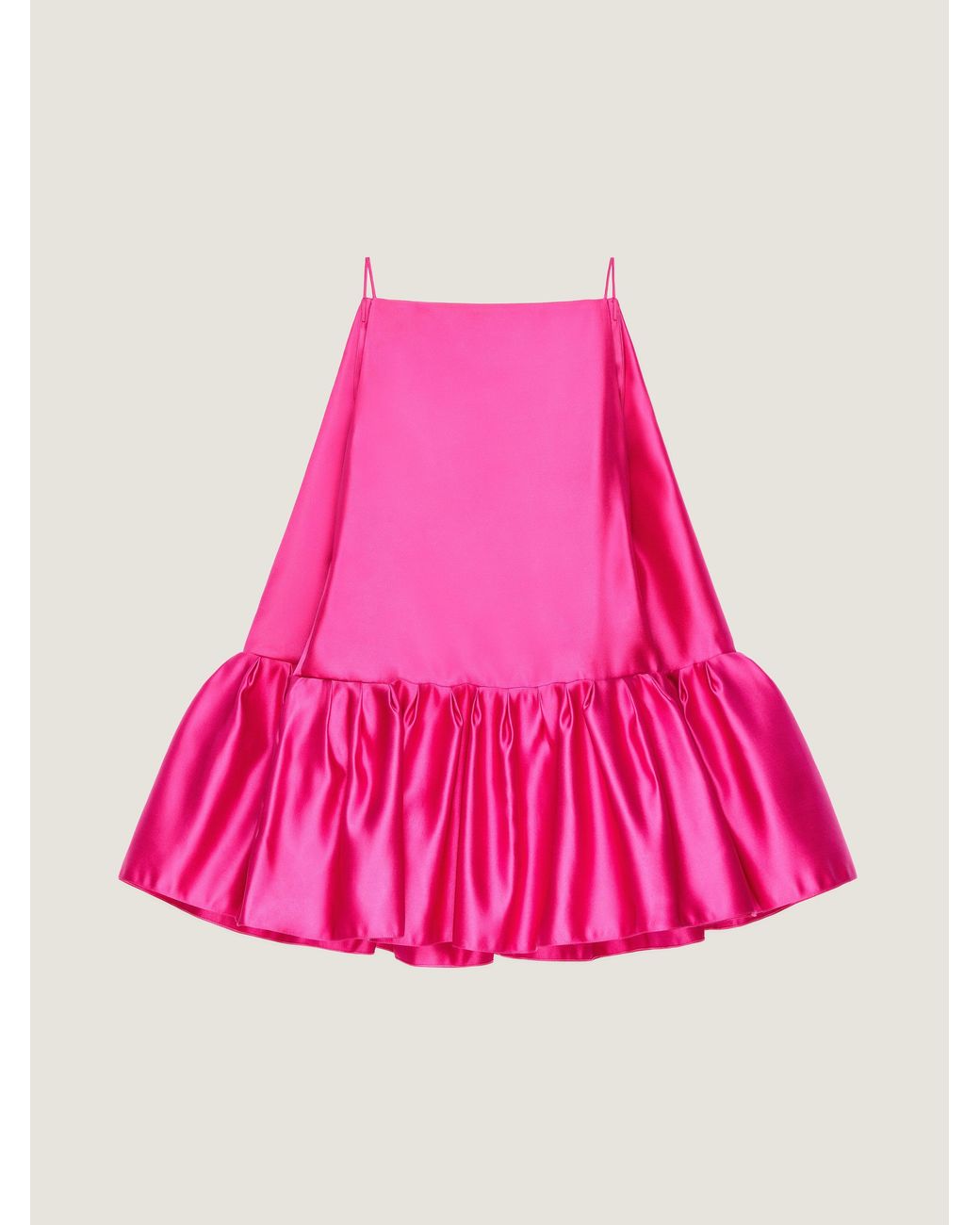 Givenchy Pink Sliced Mini Ruffled Dress