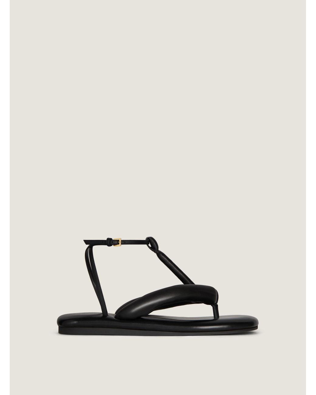 Givenchy Natural Boudoir Bicolor Thongs In Nappa Leather