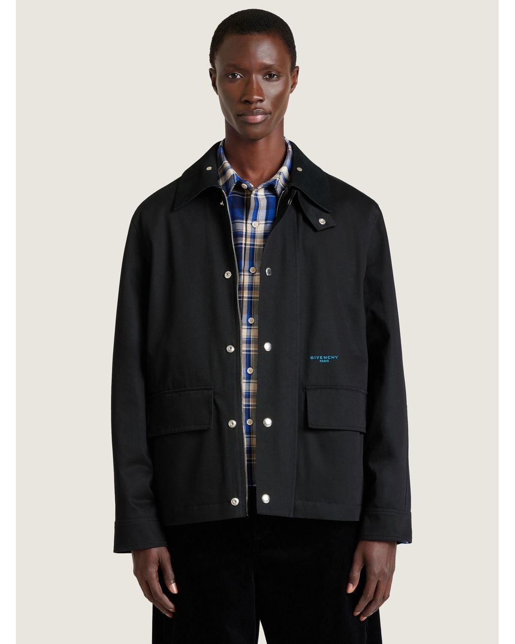 Givenchy Blue Field Jacket for men