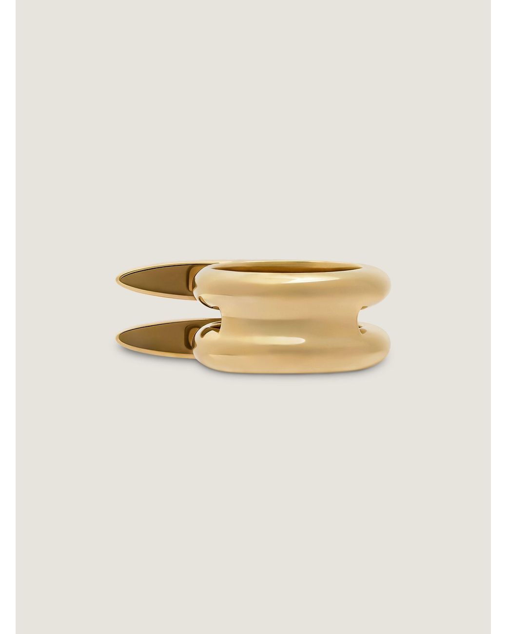 Givenchy Metallic Pinch Ring