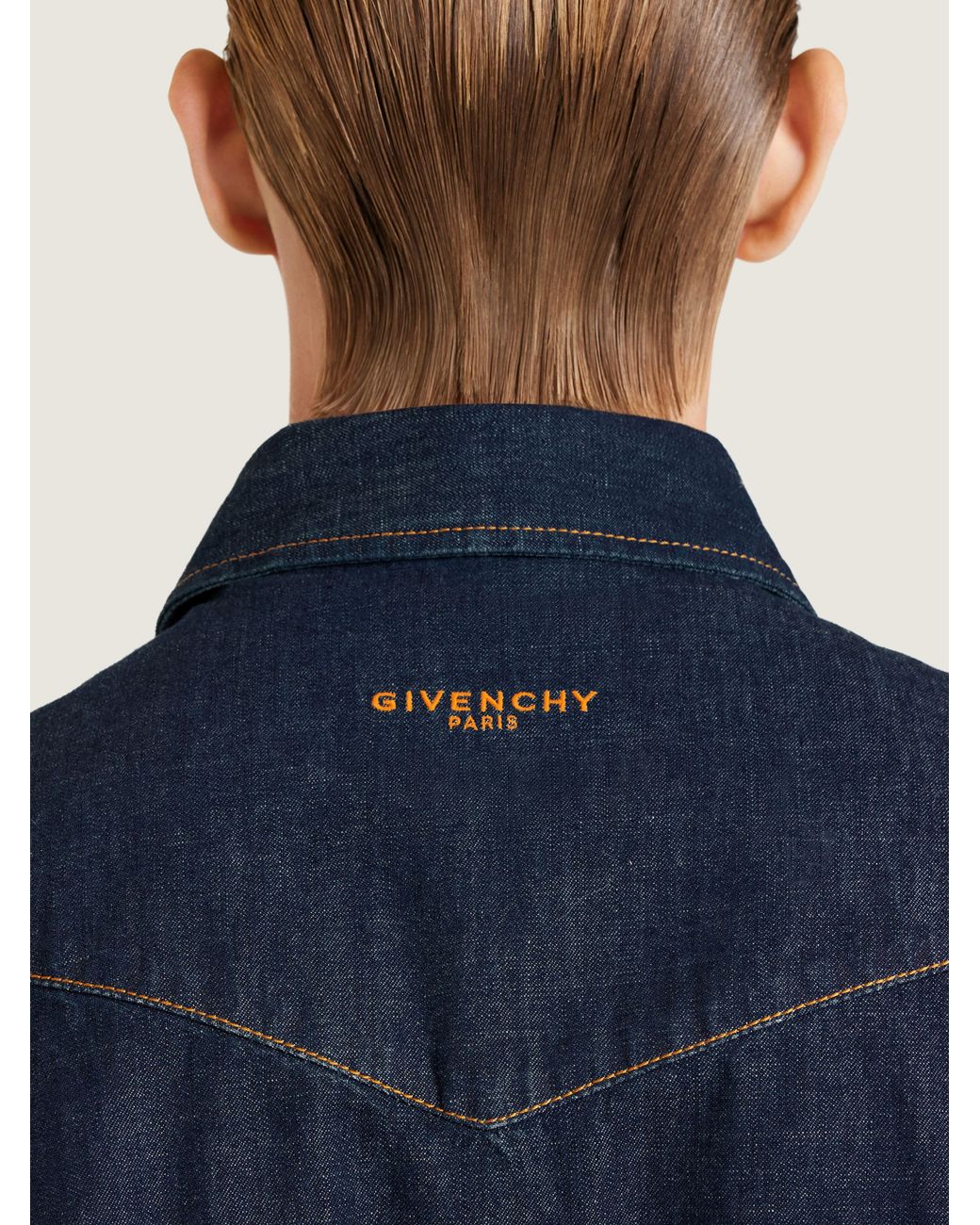 Givenchy Blue Western Shirt for men