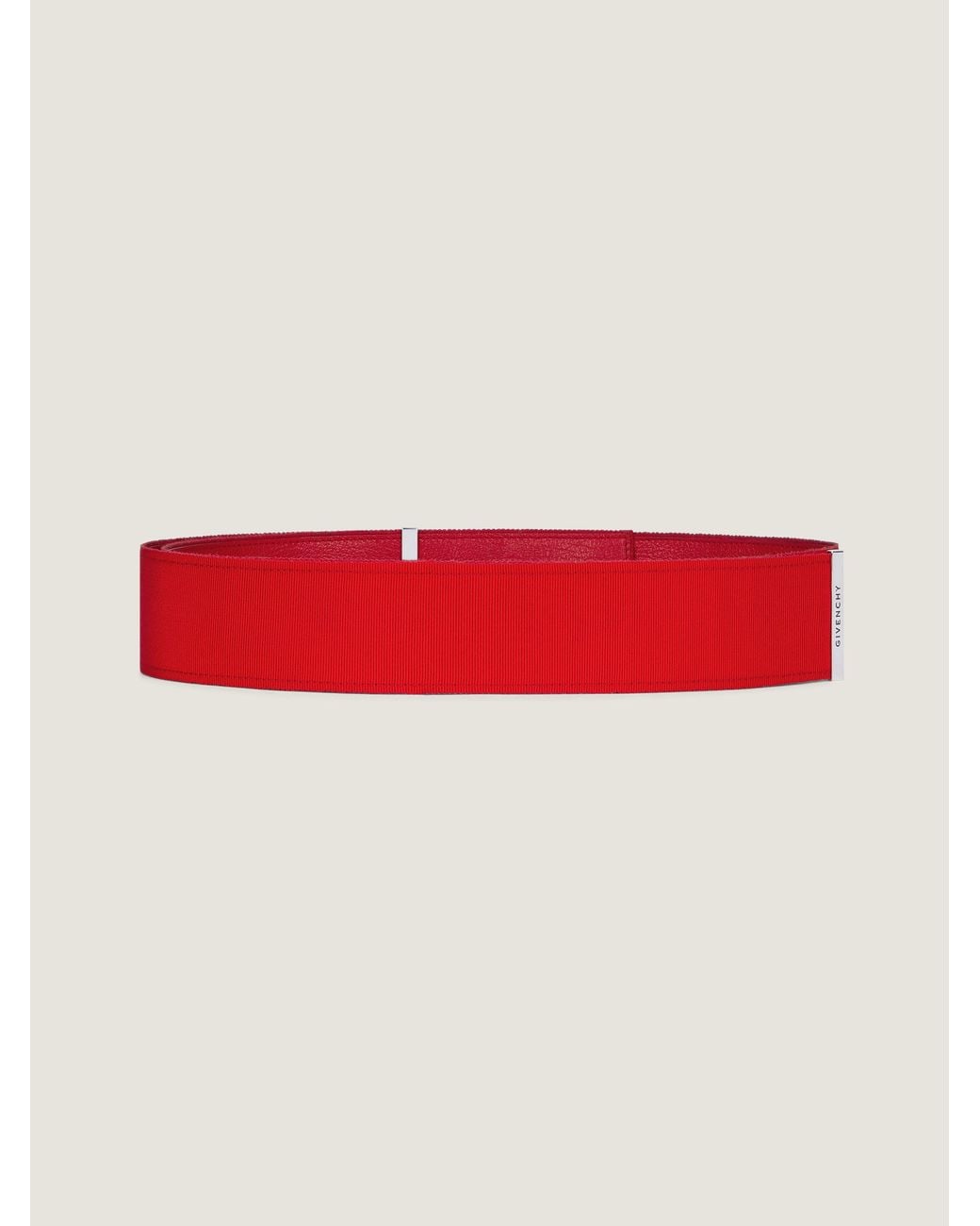 Givenchy Red Long Belt