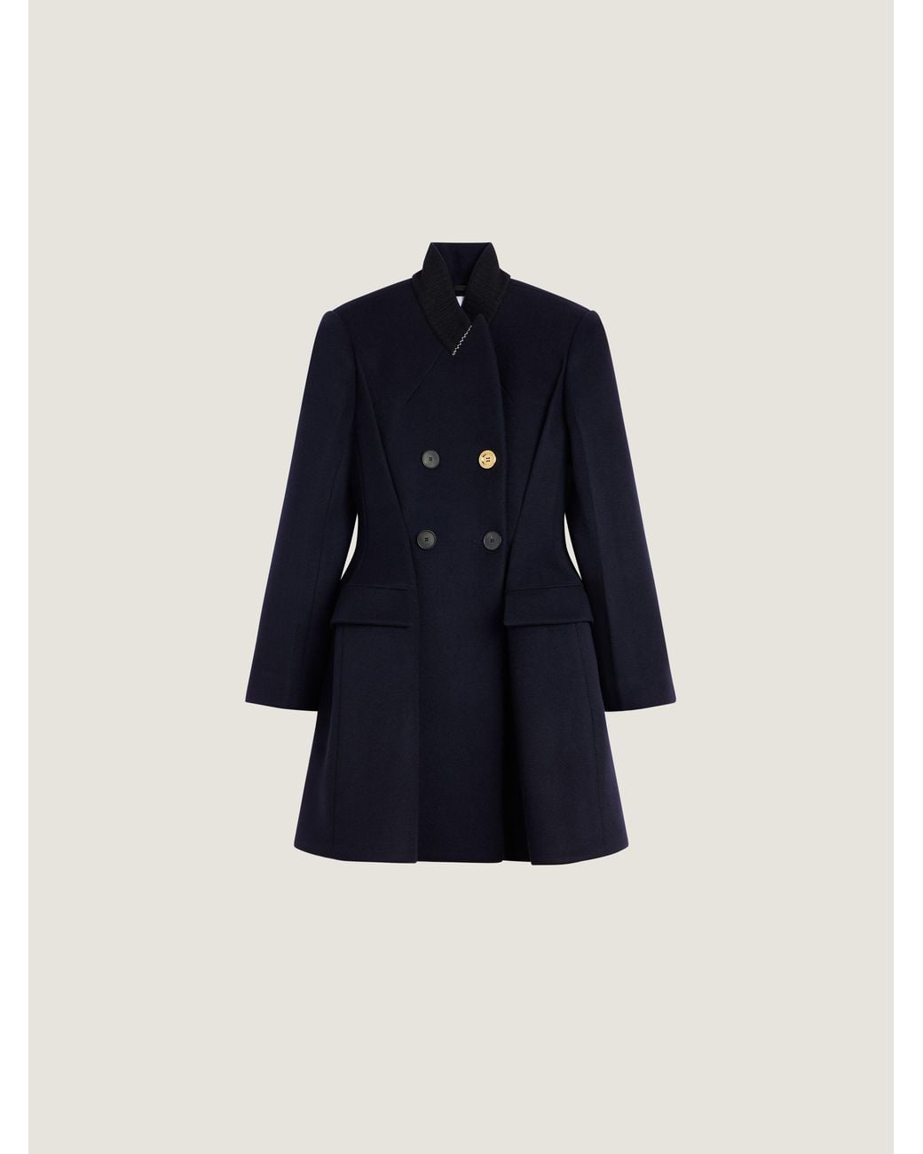 Givenchy Blue Pinch Coat