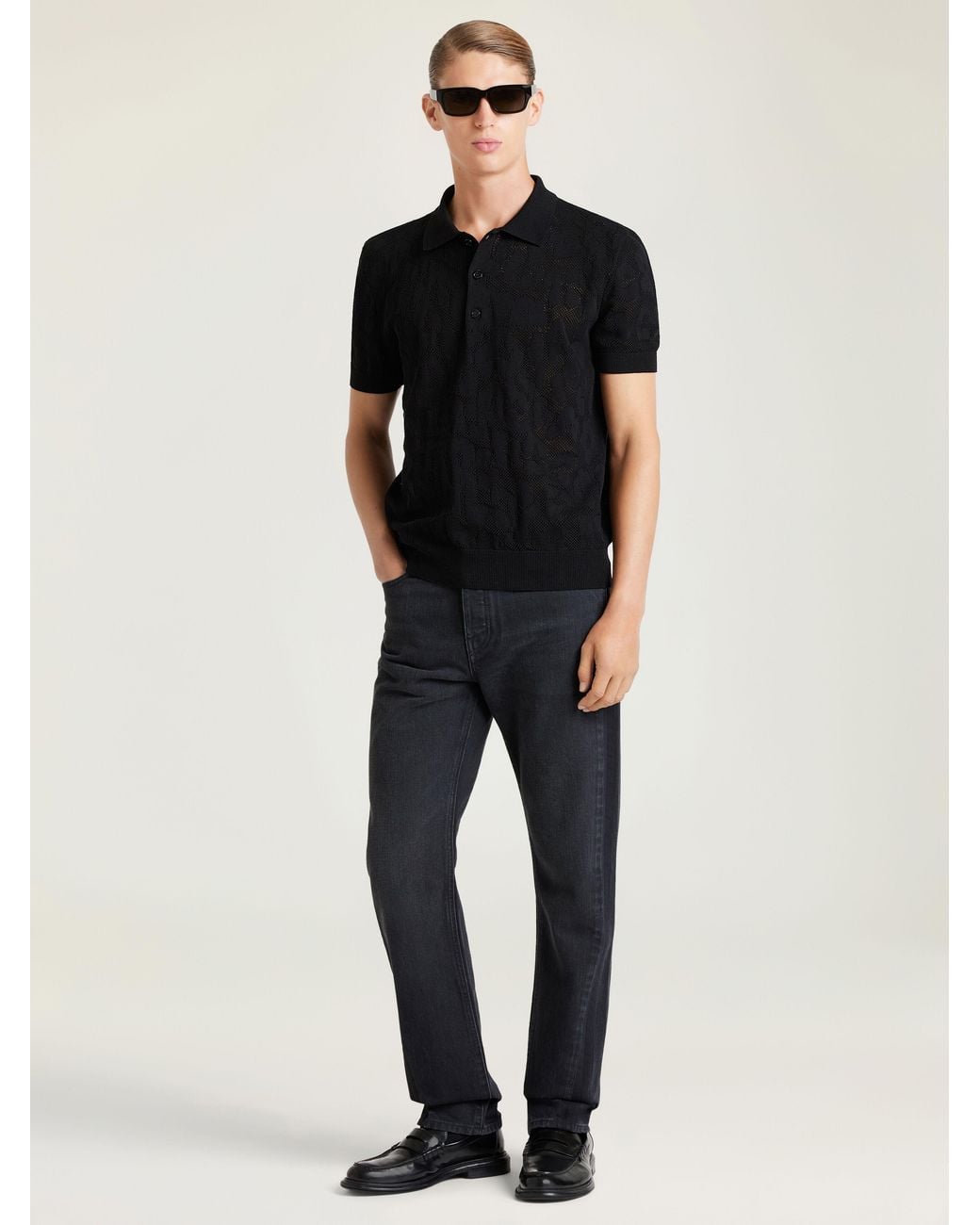 Givenchy Black Polo for men