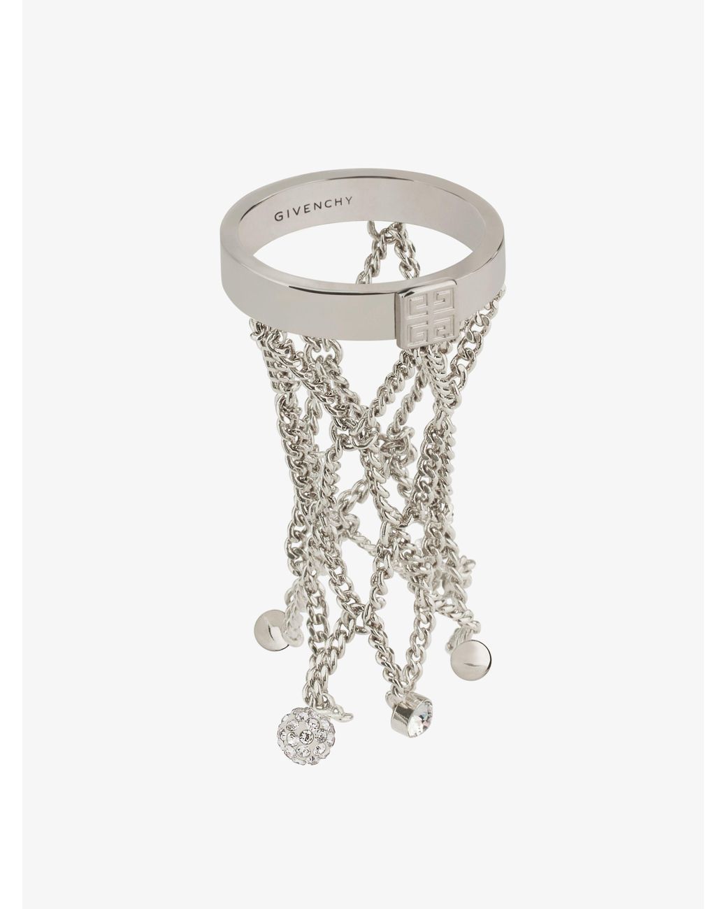 Givenchy Pearling Ring in White | Lyst
