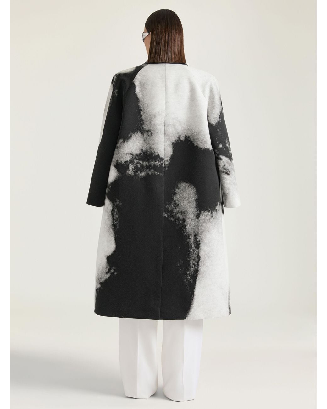 Givenchy White Car Coat
