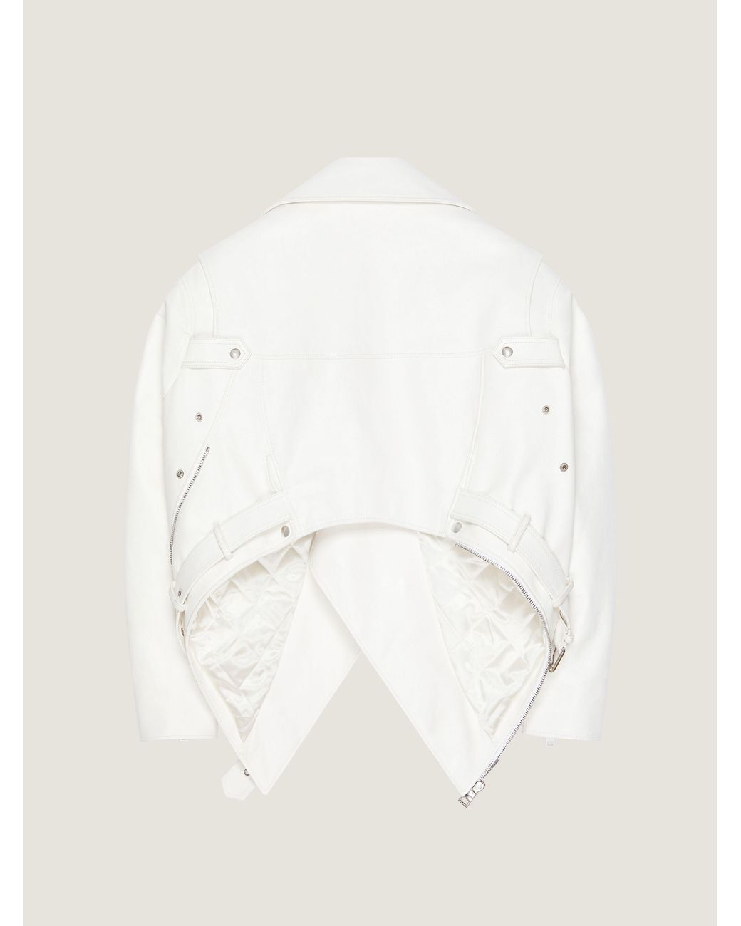 Givenchy Natural Back-To-Front Biker Jacket