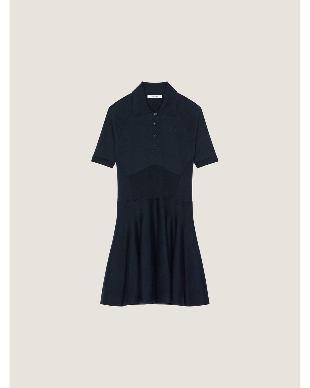 Givenchy Blue Mini Polo Dress
