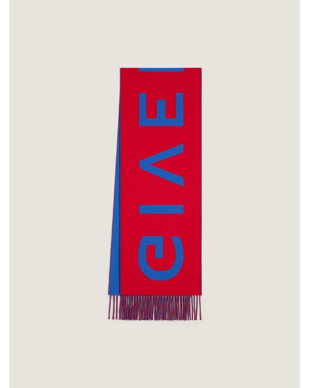 Sciarpa reversibile in lana di Givenchy in Blue da Uomo