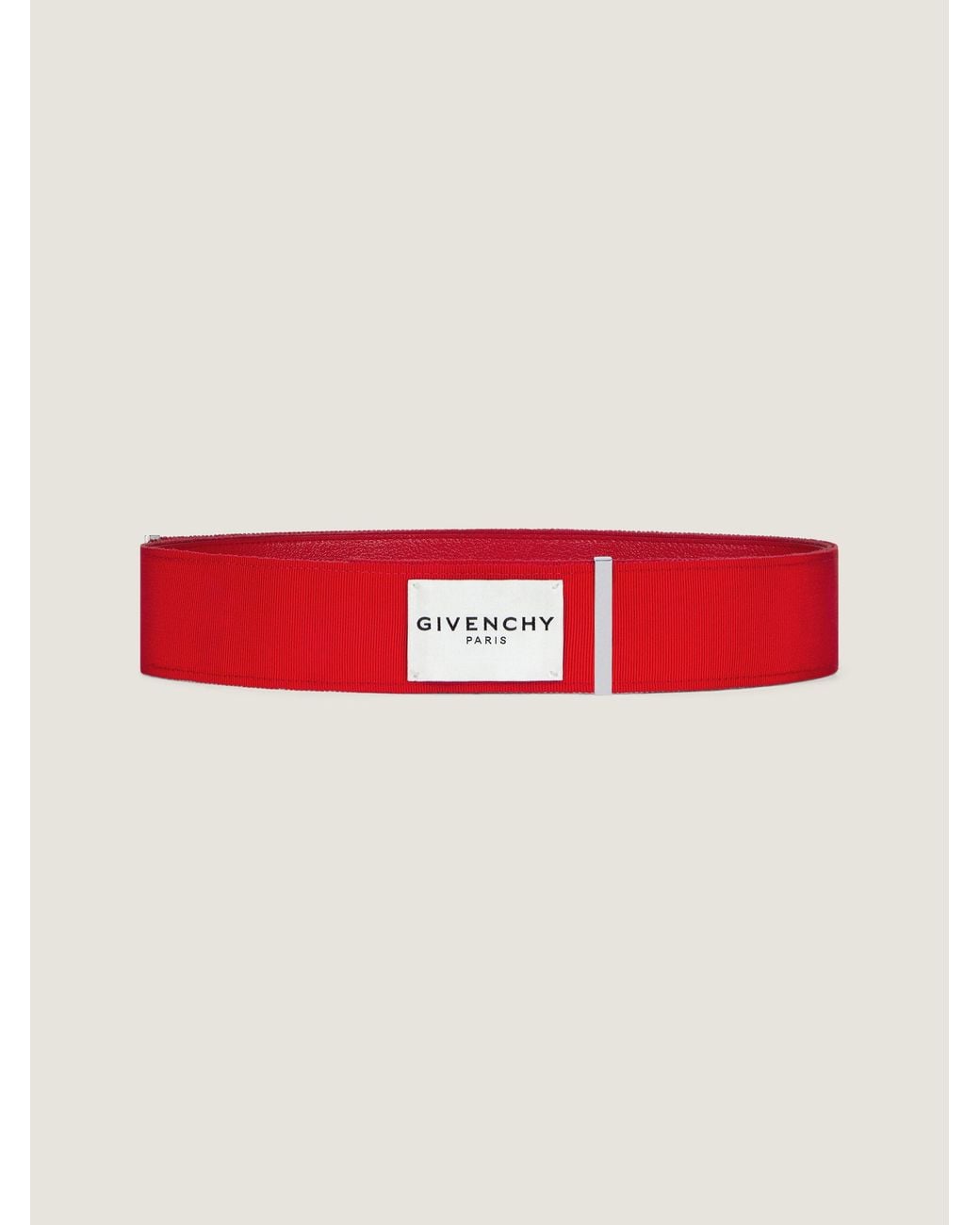 Givenchy Red Long Belt