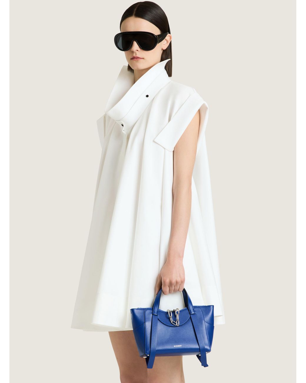 Givenchy White Mini Shirt Dress