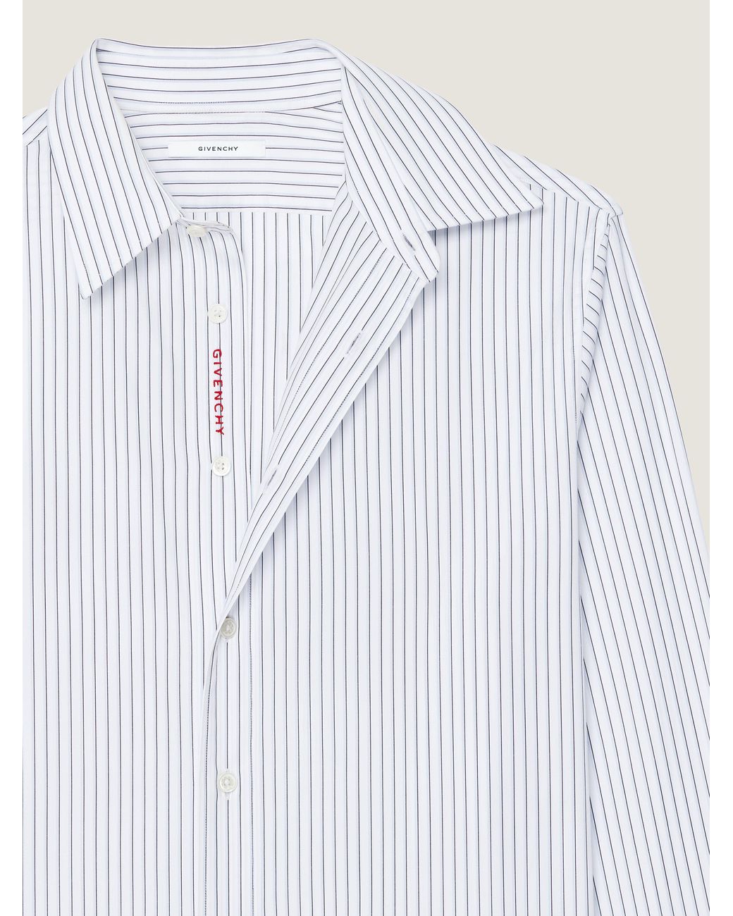 Givenchy White Striped Shirt for men