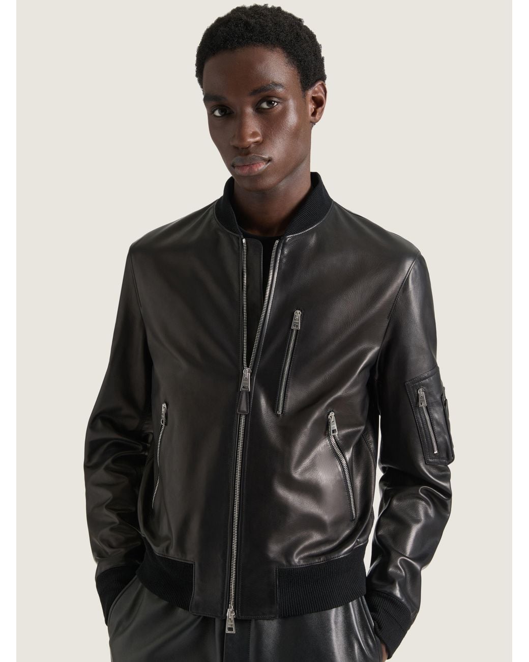 Givenchy Black Aviator Jacket for men