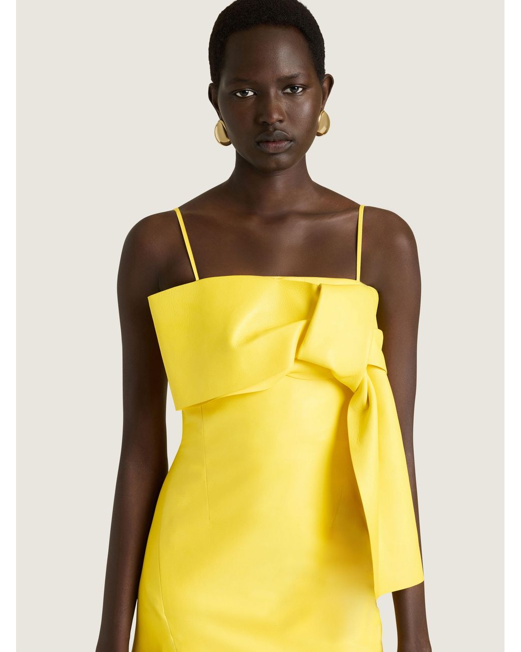 Givenchy Yellow Slashed Dress