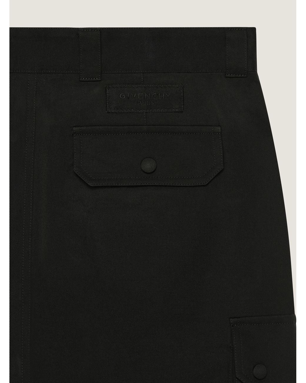 Givenchy Black Cargo Pants for men