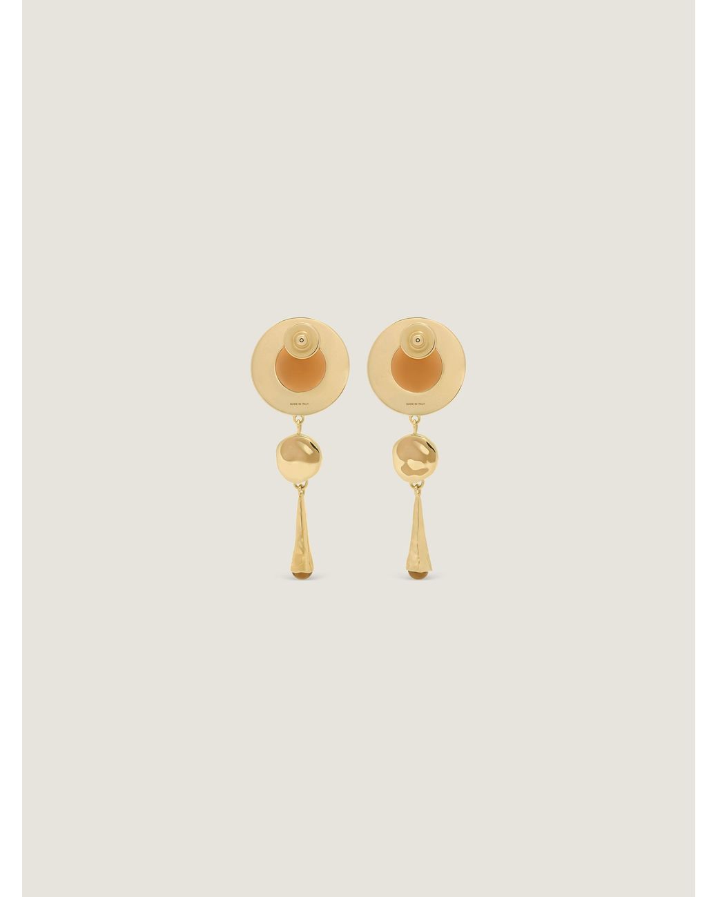 Givenchy Natural Sculpted Gem Earrings