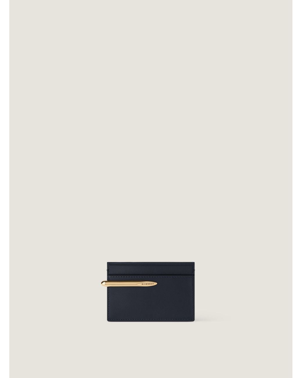 Givenchy White Pinch Card Holder