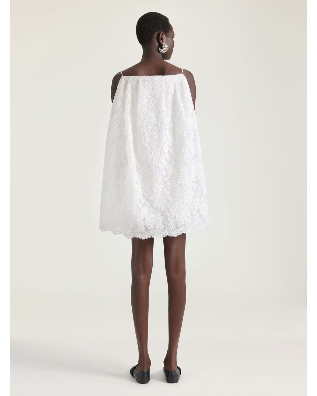 Givenchy White Sliced Mini Dress
