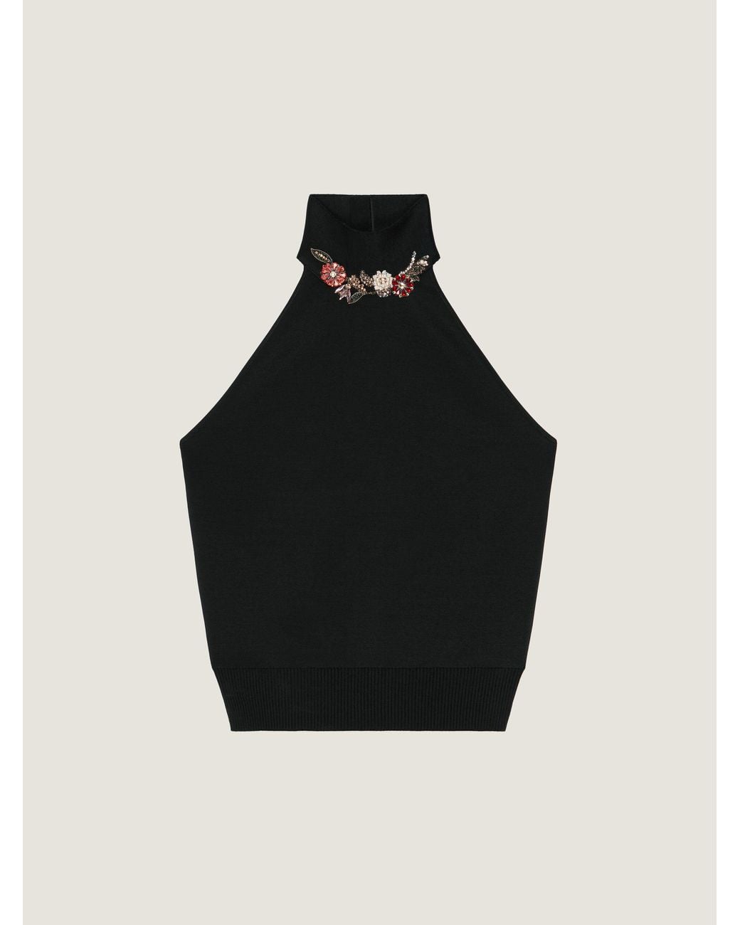 Givenchy Black Halterneck Top