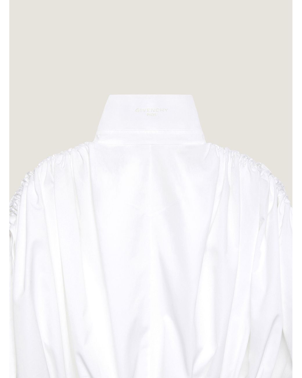 Givenchy White Cropped Shirt