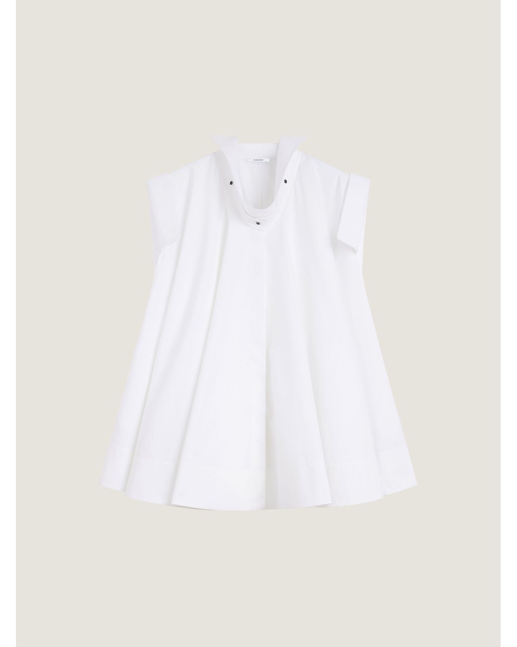 Givenchy White Mini Shirt Dress