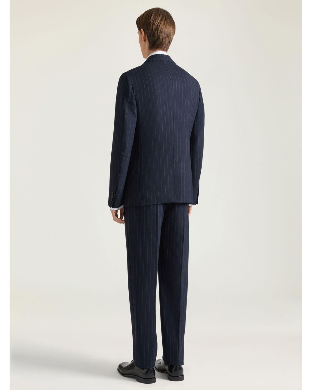 Givenchy Blue Couture Seam Striped Joggers for men
