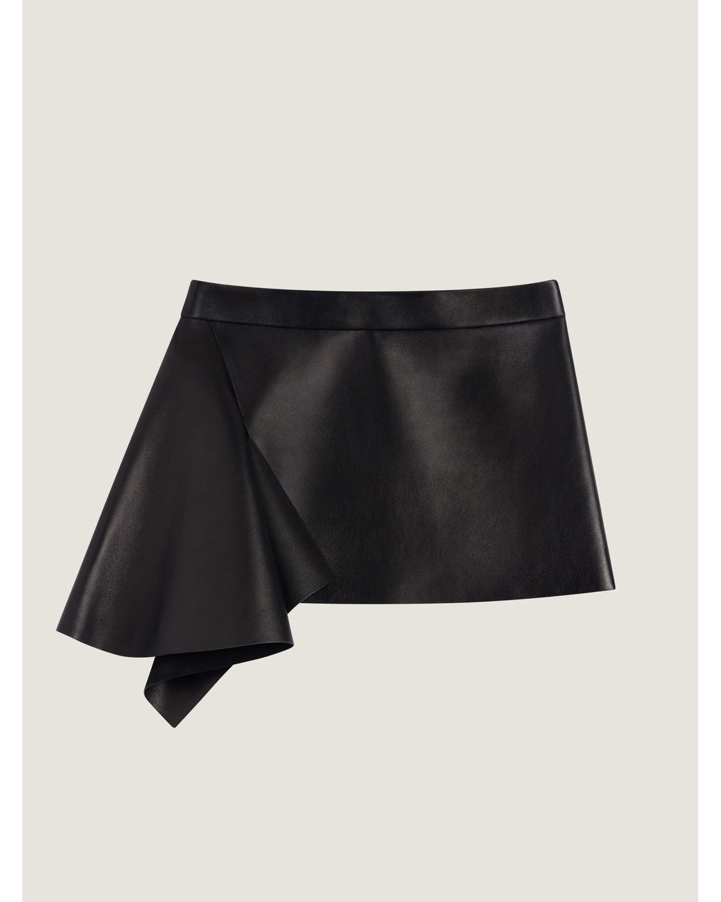 Givenchy Black Slashed Mini Skirt