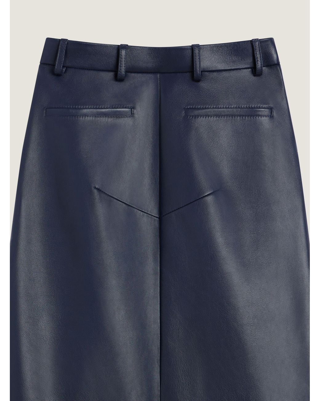 Givenchy Blue Slashed Midi Skirt