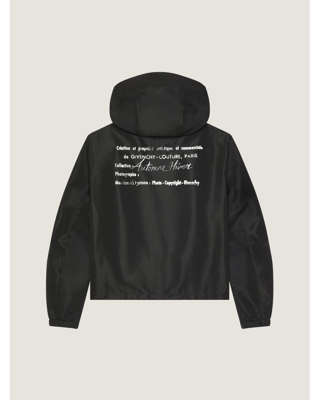 Givenchy Black Windbreaker for men