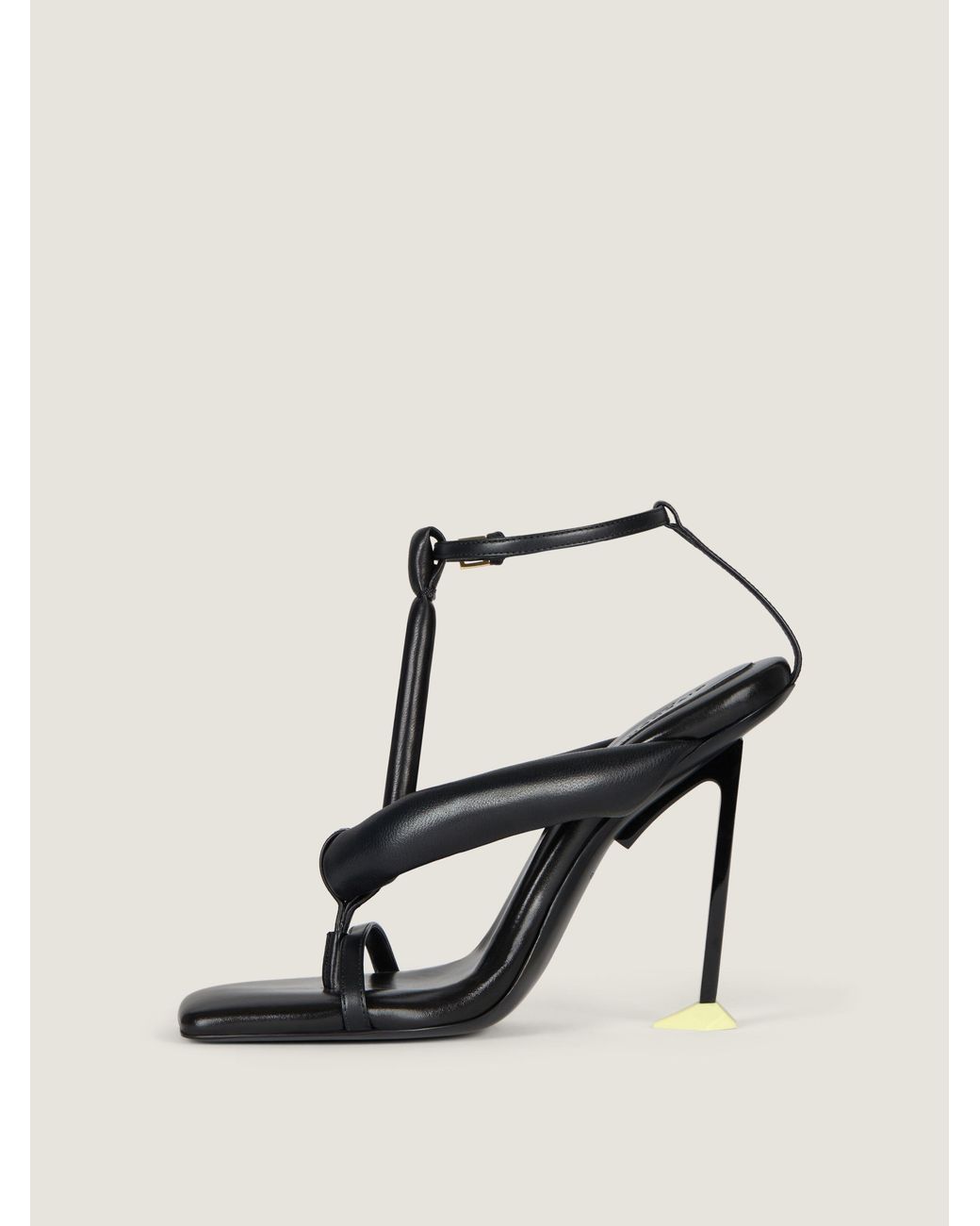 Givenchy Natural Boudoir Bicolor Heeled Thongs